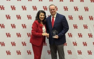 PRO Software President, Ryan Mossman, accepting the award