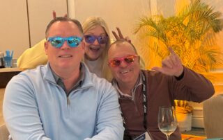 PRO Head of Sales, Jason Halstead, with PACE CEO Kim Egginton and HCM Defender partner, Scott Brady